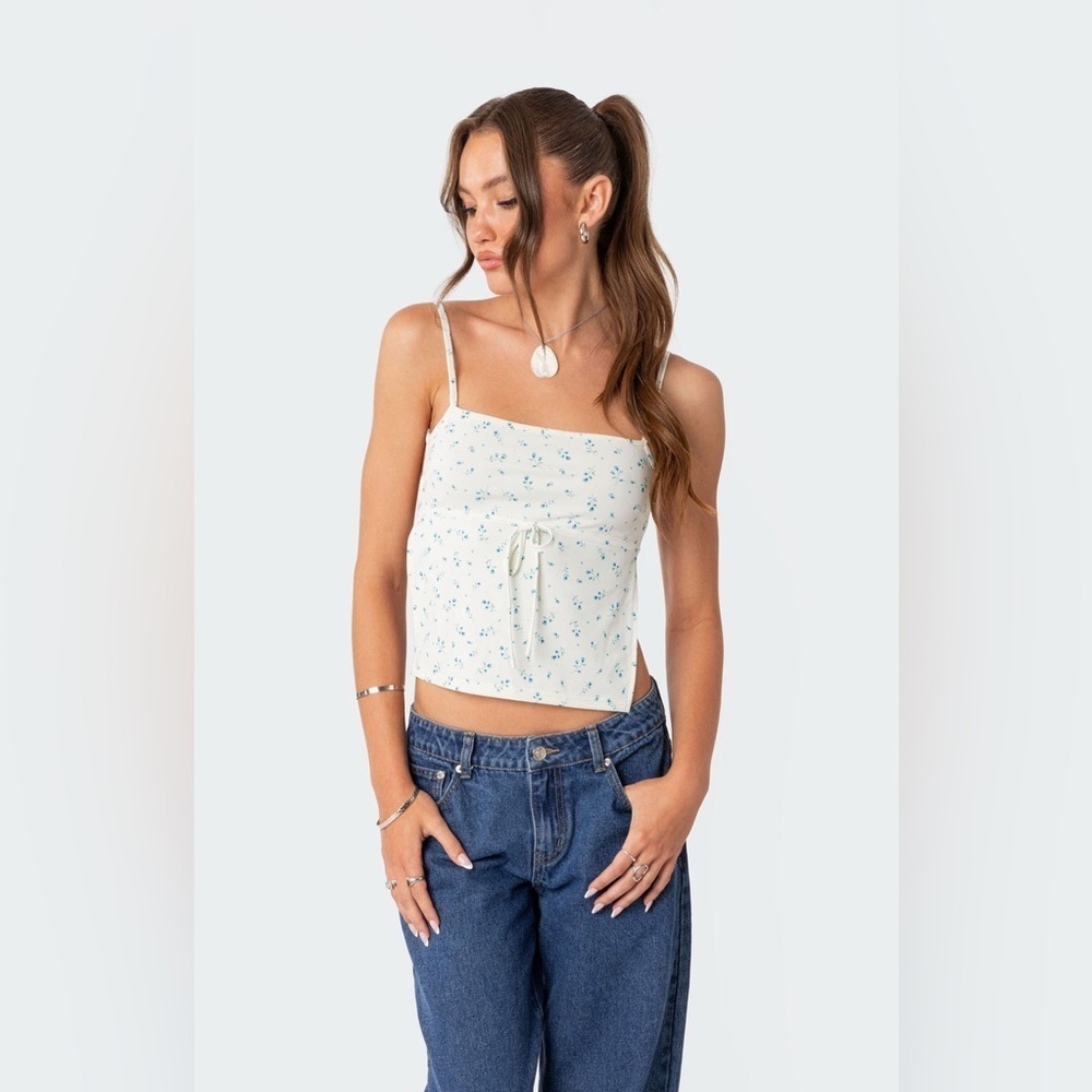 🆕 EDIKTED Marli Open Back Tank Top size XS - Picture 6 of 9